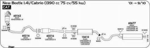 Sigam 010039 - Supporto, Imp. gas scarico autozon.pro