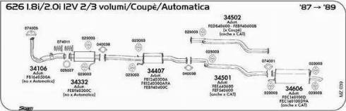 Sigam 023003 - Supporto, Imp. gas scarico autozon.pro