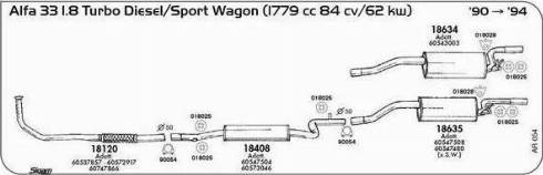 Sigam 018025 - Supporto, Imp. gas scarico autozon.pro