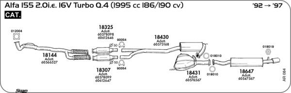 Sigam AR084 - Impianto gas scarico autozon.pro