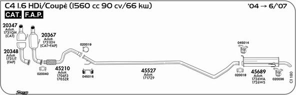 Sigam CI180 - Impianto gas scarico autozon.pro