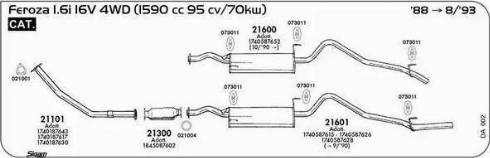 Sigam 021001 - Guarnizione, Tubo gas scarico autozon.pro