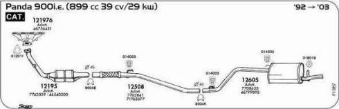 Sigam 014003 - Supporto, Imp. gas scarico autozon.pro