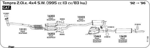 Sigam FI148 - Impianto gas scarico autozon.pro