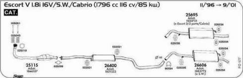 Sigam 025034 - Supporto, Imp. gas scarico autozon.pro