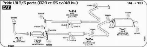 Sigam 034011 - Supporto, Imp. gas scarico autozon.pro