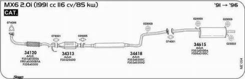 Sigam 074006 - Guarnizione, Tubo gas scarico autozon.pro