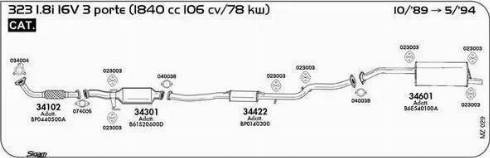 Sigam 040038 - Guarnizione, Tubo gas scarico autozon.pro