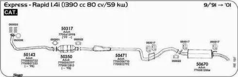 Sigam 050022 - Connettore tubi, Imp. gas scarico autozon.pro