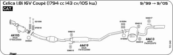 Sigam TO049 - Impianto gas scarico autozon.pro