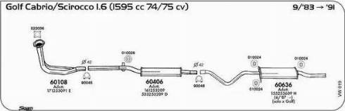 Sigam 010024 - Supporto, Imp. gas scarico autozon.pro