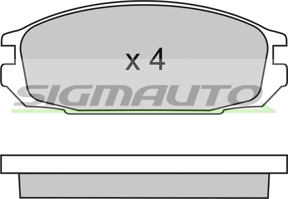 Advics SN762P - Kit pastiglie freno, Freno a disco autozon.pro