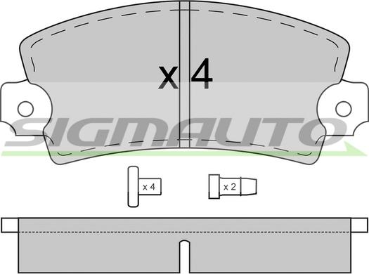 Simer 147 - Kit pastiglie freno, Freno a disco autozon.pro