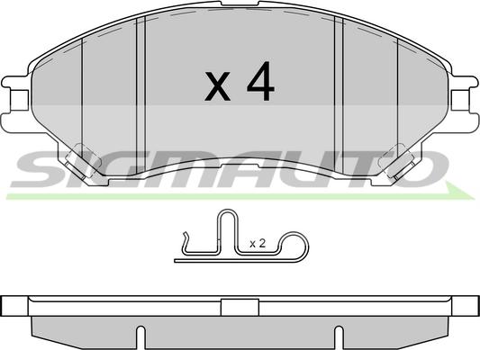 GMC 2597901 - Kit pastiglie freno, Freno a disco autozon.pro