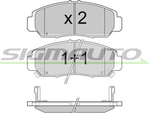 HELLA T1411 - Kit pastiglie freno, Freno a disco autozon.pro