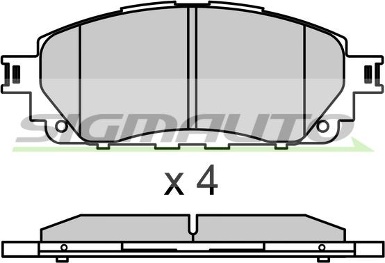 Advics A1N246 - Kit pastiglie freno, Freno a disco autozon.pro