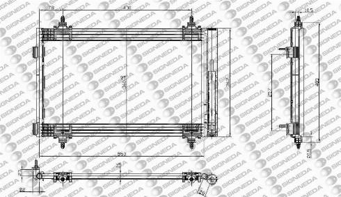 Signeda RC94826 - Condensatore, Climatizzatore autozon.pro