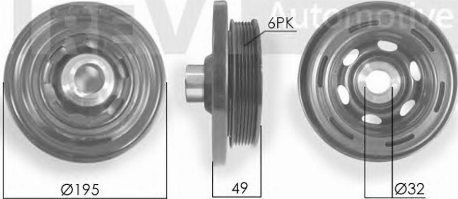 S&K SK942982 - Puleggia cinghia, Albero a gomiti autozon.pro