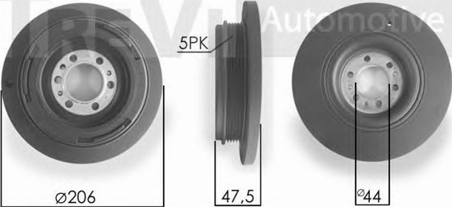 S&K SK498476 - Puleggia cinghia, Albero a gomiti autozon.pro