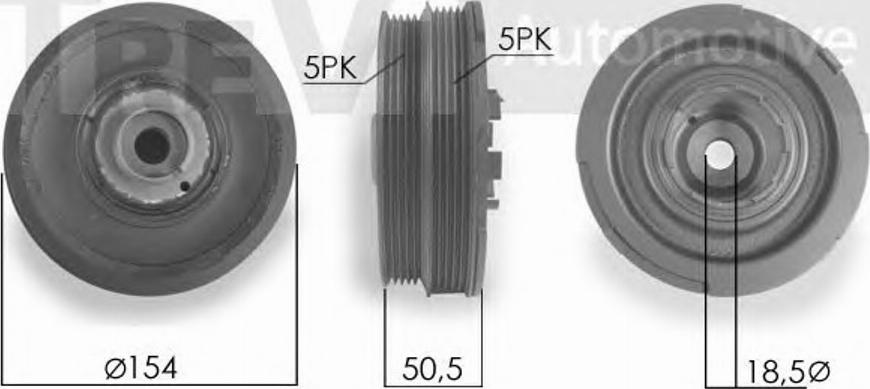 S&K SK4696101 - Puleggia cinghia, Albero a gomiti autozon.pro