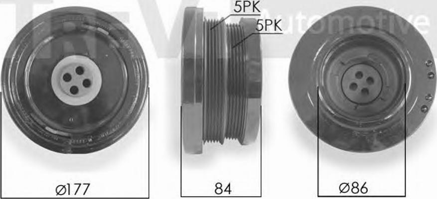 S&K SK488174 - Puleggia cinghia, Albero a gomiti autozon.pro