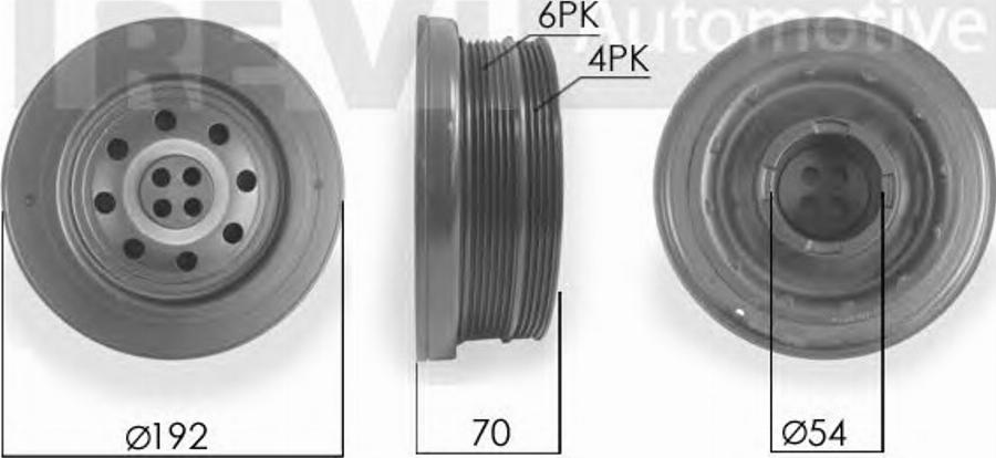 S&K SK488175 - Puleggia cinghia, Albero a gomiti autozon.pro