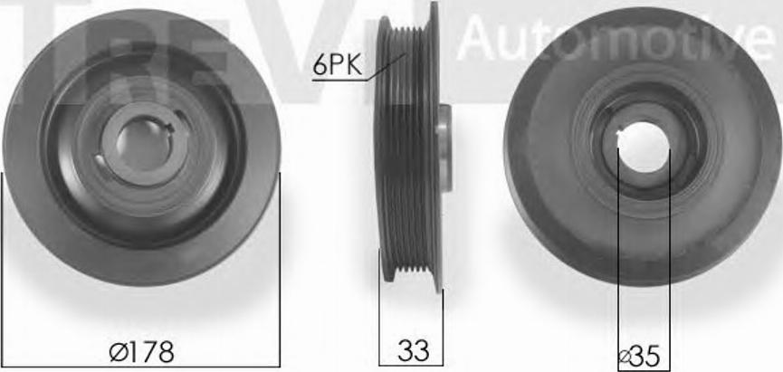 S&K SK429430 - Puleggia cinghia, Albero a gomiti autozon.pro