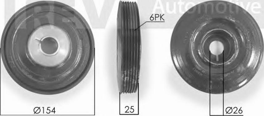 S&K SK627872 - Puleggia cinghia, Albero a gomiti autozon.pro