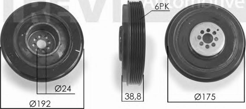 S&K SK060200 - Puleggia cinghia, Albero a gomiti autozon.pro