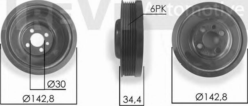 S&K SK0810821 - Puleggia cinghia, Albero a gomiti autozon.pro