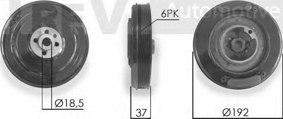 S&K SK104116 - Puleggia cinghia, Albero a gomiti autozon.pro