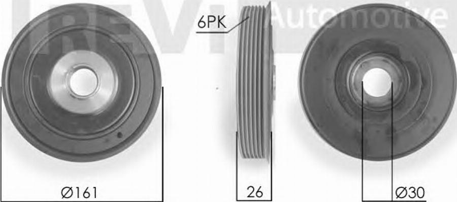 S&K SK880879 - Puleggia cinghia, Albero a gomiti autozon.pro