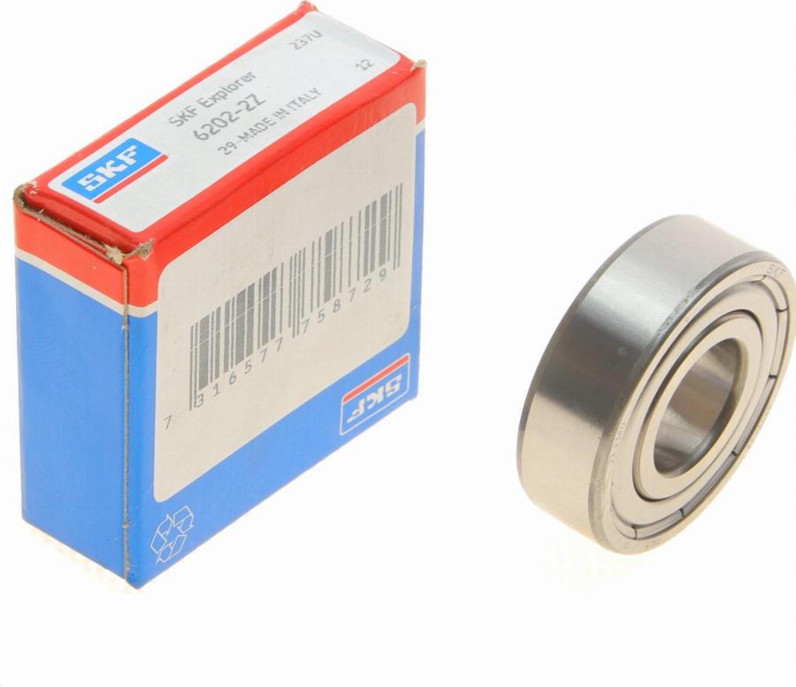 SKF 6202-2Z - Supporto / Cuscinetto autozon.pro