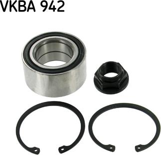 SKF VKBA 942 - Kit cuscinetto ruota autozon.pro