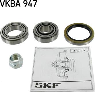 SKF VKBA 947 - Kit cuscinetto ruota autozon.pro