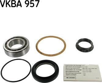 SKF VKBA 957 - Kit cuscinetto ruota autozon.pro