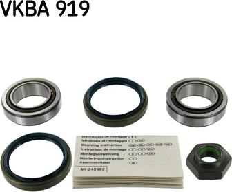 SKF VKBA 919 - Kit cuscinetto ruota autozon.pro