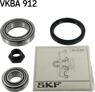 SKF VKBA 912 - Kit cuscinetto ruota autozon.pro