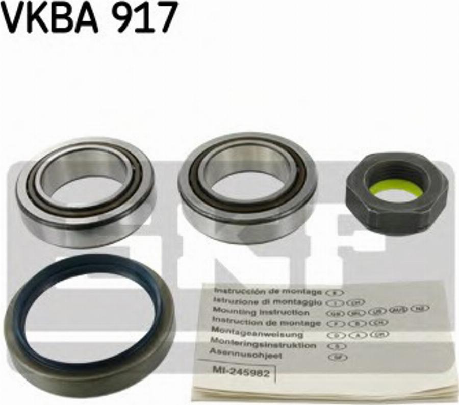 SKF VKBA917 - Kit cuscinetto ruota autozon.pro