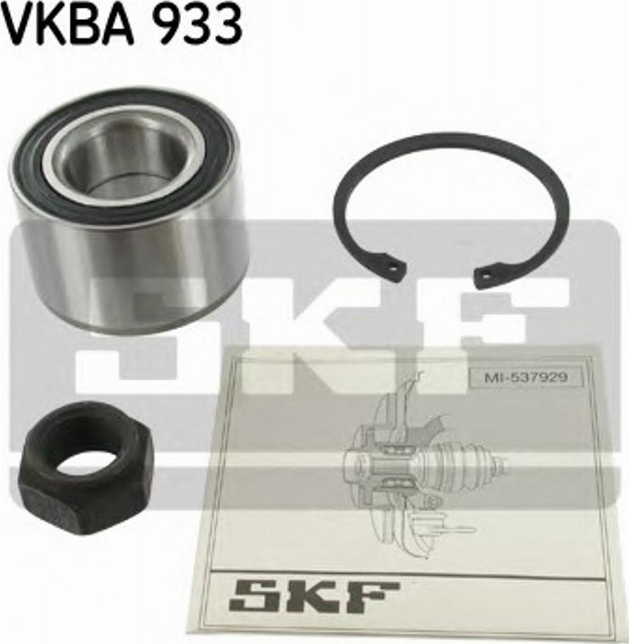 SKF VKBA 933 - Kit cuscinetto ruota autozon.pro