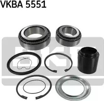 SKF VKBA 5551 - Kit cuscinetto ruota autozon.pro