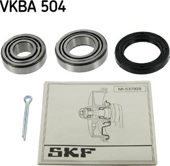 SKF VKBA 504 - Kit cuscinetto ruota autozon.pro