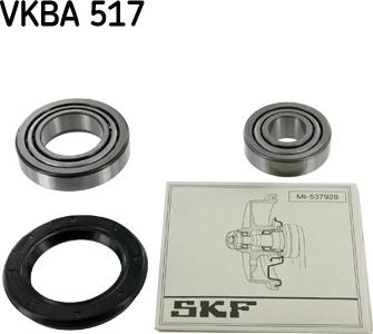 SKF VKBA 517 - Kit cuscinetto ruota autozon.pro