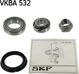 SKF VKBA 532 - Kit cuscinetto ruota autozon.pro