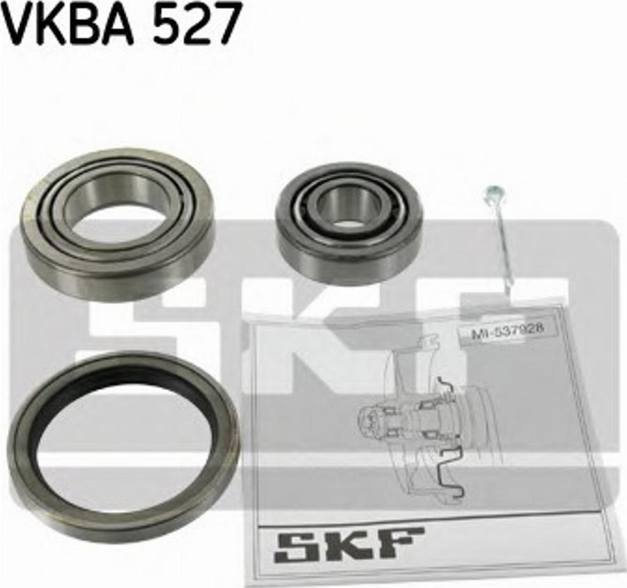 SKF VKBA 527 - Kit cuscinetto ruota autozon.pro