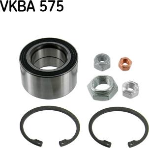 SKF VKBA 575 - Kit cuscinetto ruota autozon.pro