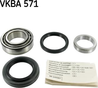 SKF VKBA 571 - Kit cuscinetto ruota autozon.pro