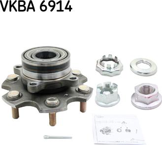 SKF VKBA 6914 - Kit cuscinetto ruota autozon.pro