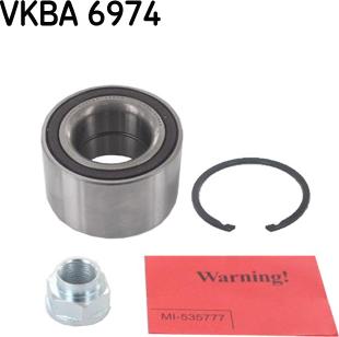 SKF VKBA 6974 - Kit cuscinetto ruota autozon.pro