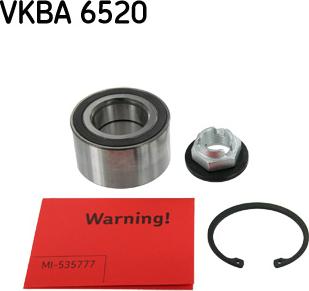 SKF VKBA 6520 - Kit cuscinetto ruota autozon.pro